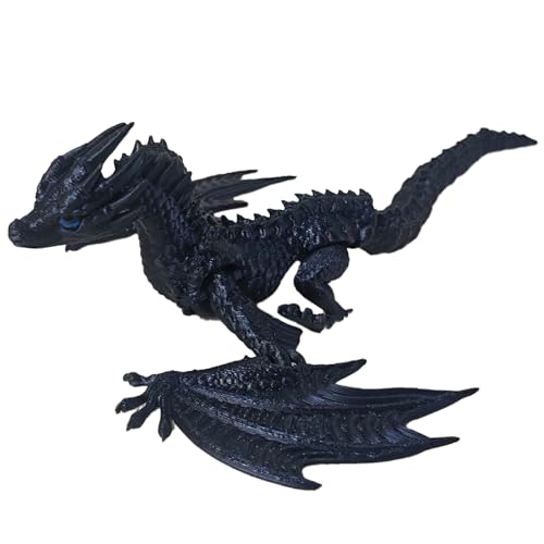 Schwarzer 3D-gedruckter Drache, grüner Kristall-Drache, Heimdekoration, Chefschreibtisch, Spielzeug, Heimbüro, Dekoration, Schreibtischspielzeug für Geburtstagsparty Schwarzer 3D-gedruckter Drache, grüner Kristall-Drache, Heimdekoration, Chefschreibtisch, Spielzeug, Heimbüro, Dekoration, Schreibtischspielzeug für Geburtstagsparty von BACH AND BOOZY
