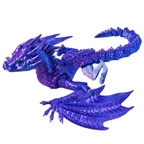 Violetter 3D-gedruckter Drache mit grünem Kristalldrachen, Heimdeko, Schreibtischspielzeug, Heimbüro-Dekoration, Schreibtischspielzeug für Geburtstagsparty Violetter 3D-gedruckter Drache mit grünem Kristalldrachen, Heimdeko, Schreibtischspielzeug, Heimbüro-Dekoration, Schreibtischspielzeug für Geburtstagsparty von BACH AND BOOZY