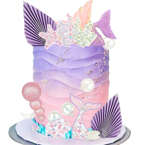 22 x Meerjungfrauenschwanz-Kuchenaufsätze, unter dem Meer, Kuchendekoration, Muschel, Cupcake-Topper, Meerjungfrauenschwanz, Cupcake-Topper, Meerjungfrauen 22 x Meerjungfrauenschwanz-Kuchenaufsätze, unter dem Meer, Kuchendekoration, Muschel, Cupcake-Topper, Meerjungfrauenschwanz, Cupcake-Topper, Meerjungfrauen von BACH AND BOUJEE