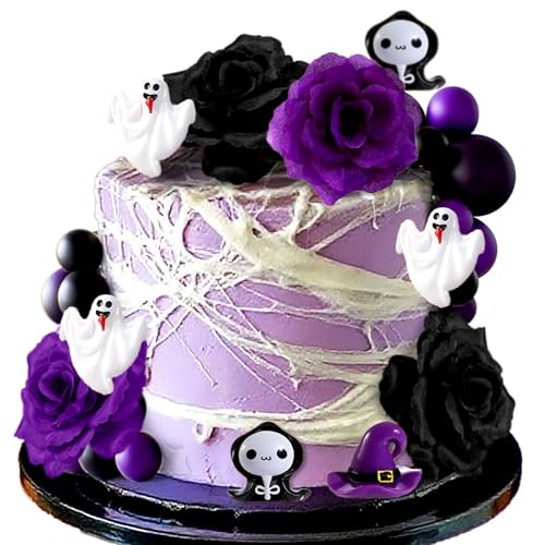 44 Stück Halloween Kuchendekoration Hexe Geist Kuchen Topper Rip Kuchen Dekoration Geburtstag Dekoration für Halloween Party Supplies 44 Stück Halloween Kuchendekoration Hexe Geist Kuchen Topper Rip Kuchen Dekoration Geburtstag Dekoration für Halloween Party Supplies von BACH AND BOUJEE