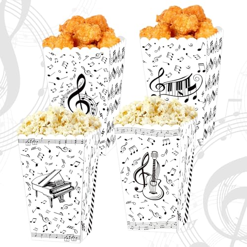 BACH AND BOUJEE Musikgitarre Partyzubehör Musiknoten Leckereien Süßigkeitentüten Popcornboxen Süßigkeitenboxen für Musiker Geburtstag Rock Themenparty BACH AND BOUJEE Musikgitarre Partyzubehör Musiknoten Leckereien Süßigkeitentüten Popcornboxen Süßigkeitenboxen für Musiker Geburtstag Rock Themenparty von BACH AND BOUJEE