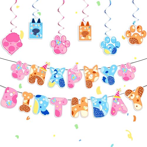 Blau Geburtstag Banner Dekoration Pfoten Girlande Jungen Mädchen Geburtstag Party Supplies Blau Geburtstag Banner Dekoration Pfoten Girlande Jungen Mädchen Geburtstag Party Supplies von BACH AND BOUJEE
