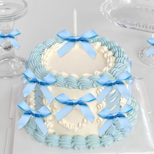 Blaue Schleife Tortenaufleger Schleifenknoten Bänder Schleife Torte Dessert Picks für Dekorationen Braut Babydusche Hochzeit Geburtstag Party Dekoration Blaue Schleife Tortenaufleger Schleifenknoten Bänder Schleife Torte Dessert Picks für Dekorationen Braut Babydusche Hochzeit Geburtstag Party Dekoration von BACH AND BOUJEE