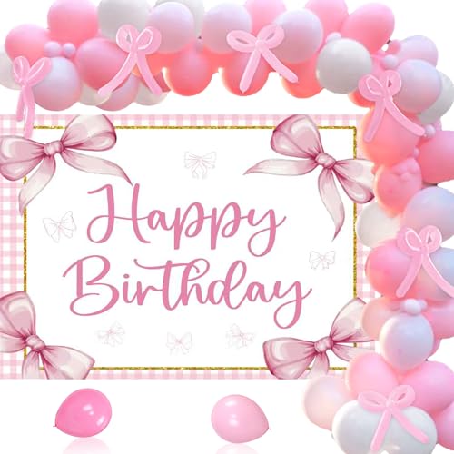 Bowknot Happy Birthday Banner Rosa Schleife Geburtstag Banner Bogen Banner Schleife Geburtstag Dekorationen Schleifen Geburtstag Dekoration Bowknot Happy Birthday Banner Rosa Schleife Geburtstag Banner Bogen Banner Schleife Geburtstag Dekorationen Schleifen Geburtstag Dekoration von BACH AND BOUJEE