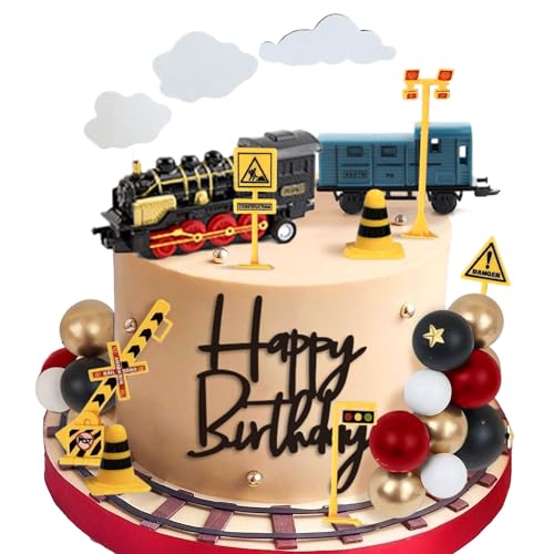 Zug Kuchen Dekorationen Mini Zug Verkehr Spur Eisenbahn Kuchen Dekorationen Dampfzug Thema Geburtstag Partyzubehör Zug Kuchen Dekorationen Mini Zug Verkehr Spur Eisenbahn Kuchen Dekorationen Dampfzug Thema Geburtstag Partyzubehör von BACH AND BOUJEE