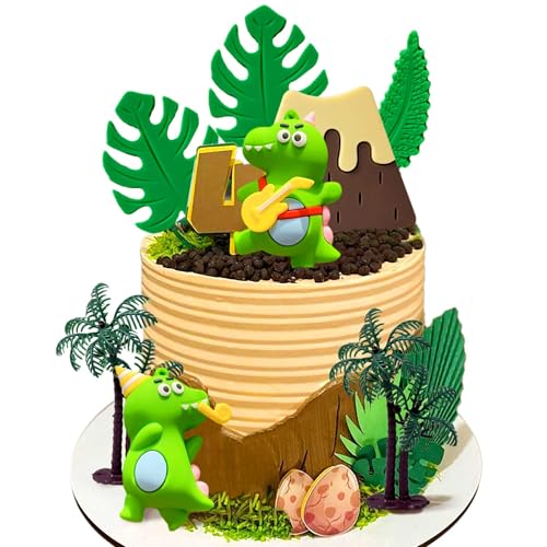 Dino Tortendeko Dinosaurier Kuchendekoration Dino Cake Toppers Dinosaurier Themen Kuchen Dekoration für Kinder Baby Party Dinosaurier Geburtstag Deko Dino Tortendeko Dinosaurier Kuchendekoration Dino Cake Toppers Dinosaurier Themen Kuchen Dekoration für Kinder Baby Party Dinosaurier Geburtstag Deko von BACH AND BOUJEE