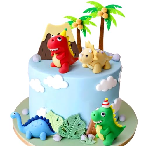 Dinosaurier-Kuchendekorationen, Dinosaurier-Cupcake-Topper, kleiner Dinosaurier-Kuchenaufsatz für Geburtstag, Babyparty, Partyzubehör Dinosaurier-Kuchendekorationen, Dinosaurier-Cupcake-Topper, kleiner Dinosaurier-Kuchenaufsatz für Geburtstag, Babyparty, Partyzubehör von BACH AND BOUJEE