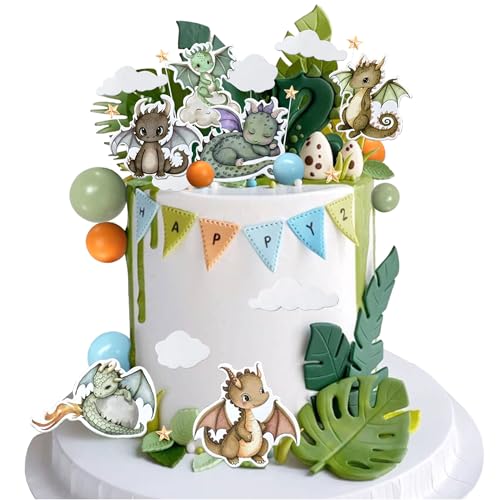 Drachen Party Tortendekoration Cupcake Toppers Drache Geburtstag Party Dekoration Drache Thema Cupcake Topper Fantasy Dragon Tortendekorationen für Flying Dragon Babyshower Supplies Drachen Party Tortendekoration Cupcake Toppers Drache Geburtstag Party Dekoration Drache Thema Cupcake Topper Fantasy Dragon Tortendekorationen für Flying Dragon Babyshower Supplies von BACH AND BOUJEE