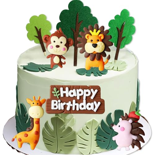 Dschungel Tiere Kuchendekoration Wild One Safari Kuchendekoration Giraffe Löwe Kuchen Dschungel Geburtstag Babyparty Partyzubehör Dschungel Tiere Kuchendekoration Wild One Safari Kuchendekoration Giraffe Löwe Kuchen Dschungel Geburtstag Babyparty Partyzubehör von BACH AND BOUJEE