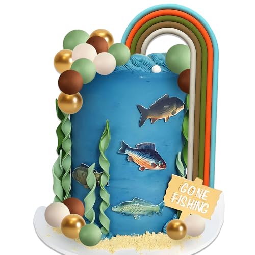 Grün Braune Kugeln Torten Dekoration Grüner Regenbogen Kuchendekor Angeln Geburtstag Party Dekorationen Für Pensionierung Abschied Geburtstag Party Supplies Grün Braune Kugeln Torten Dekoration Grüner Regenbogen Kuchendekor Angeln Geburtstag Party Dekorationen Für Pensionierung Abschied Geburtstag Party Supplies von BACH AND BOUJEE