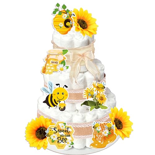 Honig Biene Baby Dusche Windel Kuchen dekorieren Kit Party Supplies Geschlecht Reveal Dekorationen Babydusche Kuchen Topper Sweet As Can Bee Party Honig Biene Baby Dusche Windel Kuchen dekorieren Kit Party Supplies Geschlecht Reveal Dekorationen Babydusche Kuchen Topper Sweet As Can Bee Party von BACH AND BOUJEE