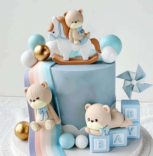 Luxus Blau Bär Tortendeko Blau Gold Kugeln Kuchen Topper Bären Kuchen Kuchen Dekoration Baby Shower Geburtstag Kuchen Dekoration Luxus Blau Bär Tortendeko Blau Gold Kugeln Kuchen Topper Bären Kuchen Kuchen Dekoration Baby Shower Geburtstag Kuchen Dekoration von BACH AND BOUJEE