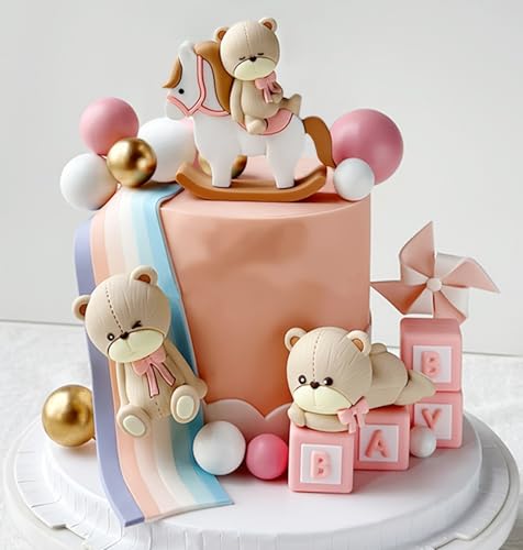 Luxus Rosa Bär Tortendeko Baby Bär Baby Shower Cake Topper Bären Kuchendeko Baby Shower Geburtstag Kuchen Dekoration Luxus Rosa Bär Tortendeko Baby Bär Baby Shower Cake Topper Bären Kuchendeko Baby Shower Geburtstag Kuchen Dekoration von BACH AND BOUJEE
