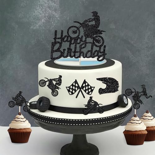 Motorrad Torten Deko Geburtstag Muffin Deko Birthday Kuchen Cupcake Deko Kuchenstecker Deko für Jungen Männer Sport Party Geburtstag Motorrad Torten Deko Geburtstag Muffin Deko Birthday Kuchen Cupcake Deko Kuchenstecker Deko für Jungen Männer Sport Party Geburtstag von BACH AND BOUJEE
