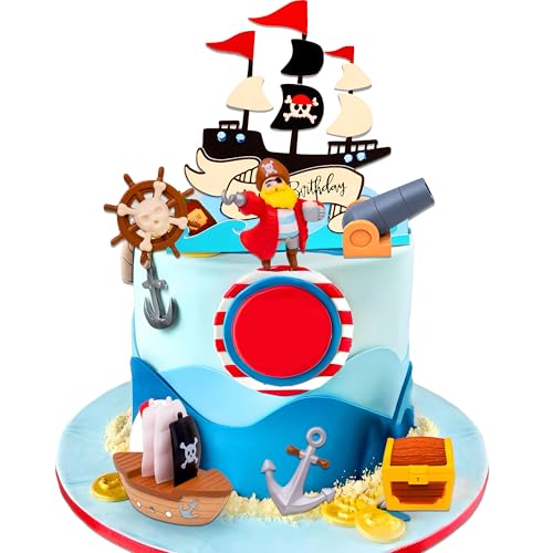 Pirat Geburtstagstorte Dekoration Piraten Geburtstags Party Zubehör Schatztruhe Tortendekoration Piraten Cupcake Picks Piratenschiff Kuchen Dekoration Schatzsuche Tortendekoration Pirat Geburtstagstorte Dekoration Piraten Geburtstags Party Zubehör Schatztruhe Tortendekoration Piraten Cupcake Picks Piratenschiff Kuchen Dekoration Schatzsuche Tortendekoration von BACH AND BOUJEE
