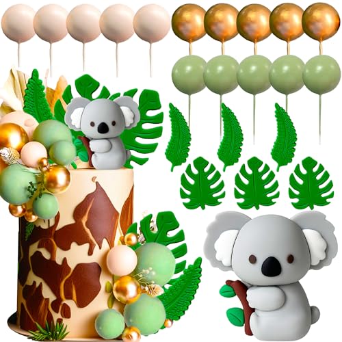 Tortendeko Tiere Kuchendeko Dschungel Themed Tortendeko Dschungel Geburtstag Deko für Party Kinder Mädchen Babyshower Geburtstag Dekoration von BACH AND BOUJEE