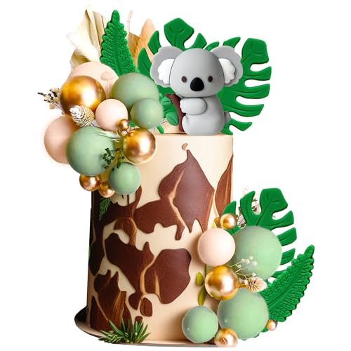 Tortendeko Tiere Kuchendeko Dschungel Themed Tortendeko Dschungel Geburtstag Deko für Party Kinder Mädchen Babyshower Geburtstag Dekoration von BACH AND BOUJEE