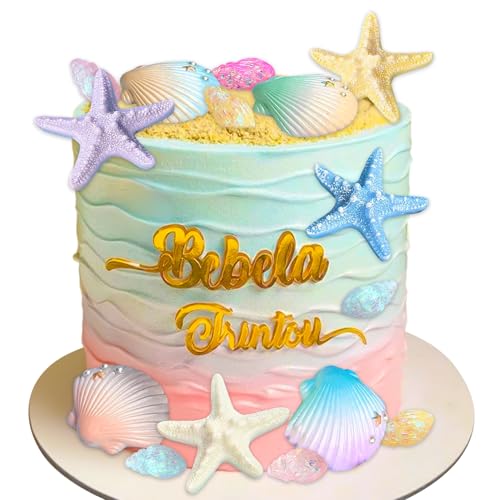 Unter dem Meer Ozean Tortendekorationen Muscheln Tortendekor Meer Ozean Party Gunst Zubehör für Meer Ozean Thema Babydusche Geburtstag Party Muschel Kuchen Topper Unter dem Meer Ozean Tortendekorationen Muscheln Tortendekor Meer Ozean Party Gunst Zubehör für Meer Ozean Thema Babydusche Geburtstag Party Muschel Kuchen Topper von BACH AND BOUJEE