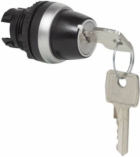 BACO 223952 L21LD00 Schlüsselschalter Frontring Kunststoff, verchromt Schwarz, Chrom 1 x 45° 1St. von BACO