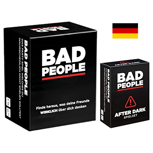 BAD PEOPLE Erwachsene Party Spiel Set mit After Dark-Erweiterung - Deutsche Ausgabe von BAD PEOPLE