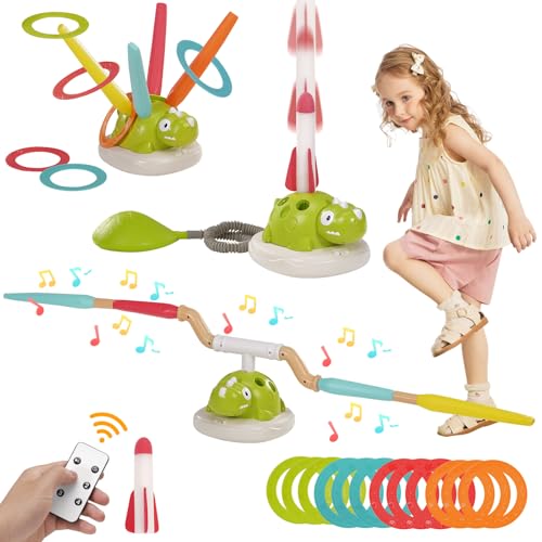 3 in 1 Spiele für Kinder, Sport Spielzeug Kinder mit Seilspringmaschine von BADGESHAND
