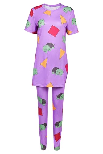 BAEHEU Pop Hunter Cosplay Kostüm Mira Rumi Zoy Costume Schlafanzug Pyjama HUNTR/X Outfits Halloween Karneval Zoy S von BAEHEU