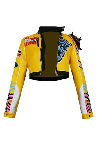 BAEHEU Pop Hunter Rui Cosplay Kostüm Jacke HUNTR/X Leader Rui Costume Jacket Halloween Karneval XL BAEHEU Pop Hunter Rui Cosplay Kostüm Jacke HUNTR/X Leader Rui Costume Jacket Halloween Karneval XL von BAEHEU