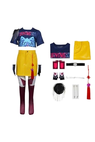BAEHEU Rumi Cosplay Kostüm Kinder Pop Hunter HUNTR/X Costume Kids Merch Anime Cosplay Halloween Karneval Mira 120 BAEHEU Rumi Cosplay Kostüm Kinder Pop Hunter HUNTR/X Costume Kids Merch Anime Cosplay Halloween Karneval Mira 120 von BAEHEU