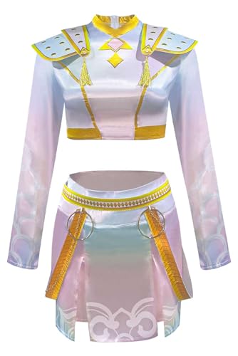 BAEHEU Zoey Cosplay Kostüm Pop Hunter Costume Koreanischer Popstar HUNTR/X Rapper Outfits Jacke Halloween Karneval XL von BAEHEU