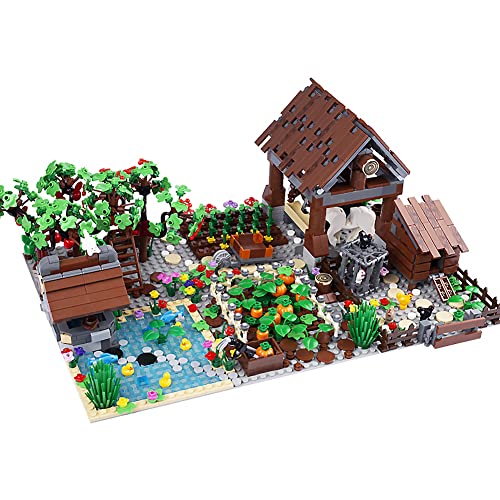 BAENRCY Bauernhof Feld Set Bausteine Pflanze Tier Getreide Bausteine Bausatz DIY Bauset Kompatibel Alle Großen Marken (Alle) von BAENRCY