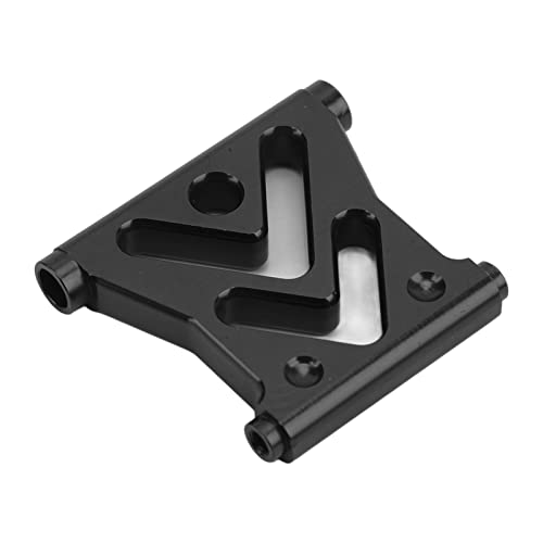 BAFOVY Aluminiumlegierung Vordere Stoßfänger RC-Auto-Frontlünette Schockabsorbing Anti-Collision-Schutz für 1/10 Fernbedienungsfahrzeuge Wie Axial RBX10 mit Hochfestem Upgrade-Zubehör (Black) von BAFOVY