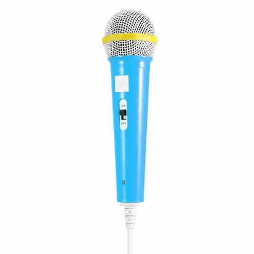 BAFOVY Karaoke Mikrofon Verkabelt Singen Spielzeug mit 3,5 -mm -Jack für Geburtstagsgeschenke Party Familie Outdoor Outdoor Events (Blue) von BAFOVY