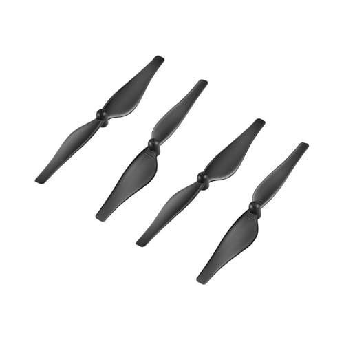 BAFOVY Kohlenstofffaserblätter Kohlefaser-Propeller Kohlefaser Ersatzblätter Fortello 4pcs Ultra-Lichtgewicht Konstruktion Reduziert das Geräusch 30 Minuten Flugzeit (Black) von BAFOVY
