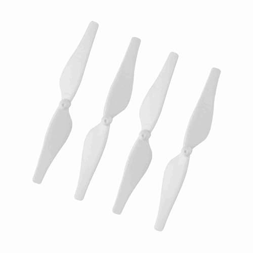BAFOVY Kohlenstofffaserblätter Kohlefaser-Propeller Kohlefaser Ersatzblätter Fortello 4pcs Ultra-Lichtgewicht Konstruktion Reduziert das Geräusch 30 Minuten Flugzeit (White) von BAFOVY