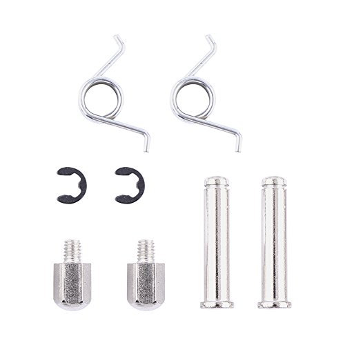 BAFOVY Motorrad Vordere Fußstützen Fußstifte für GSXR600 GSXR750 GSXR1000 2001-2014 Aluminiumlegierungen Vorder (Silver) von BAFOVY