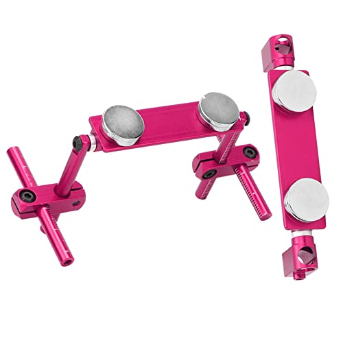 BAFOVY RC Car Body Mount -Kit Starker Magnetmontagehalterung CNC Aluminiumlegierung Einstellbarer Leicht für 1/10 RC -Autos (PINK) von BAFOVY