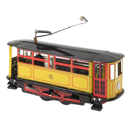 BAFOVY Trolley Model Wind -Up Toys Tinplate Vintage Interessantes Metall Wind -up -Spielzeug für Kinderfotografie -Requisiten, Design von BAFOVY