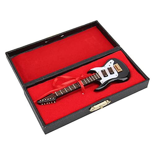 Exquisites -Gitarrenmodell mit Stand -Speicherbox, Desktop -Ornament, aus Kunststoff und Holz, Glatte Oberfläche und Glänzend, Schön und Langlebig, Schwarz, Ideal für Fotografie Exquisites -Gitarrenmodell mit Stand -Speicherbox, Desktop -Ornament, aus Kunststoff und Holz, Glatte Oberfläche und Glänzend, Schön und Langlebig, Schwarz, Ideal für Fotografie von BAFOVY