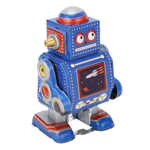 Retro Wind -up -Roboterspielzeug, Gefertigter Eisen -Roboterspielzeug, Vintage Clockwork Roboter mit Detailliertem Finish, Einzigartiges Dekoratives Spielzeug, Ideal für Bar, Retro Wind -up -Roboterspielzeug, Gefertigter Eisen -Roboterspielzeug, Vintage Clockwork Roboter mit Detailliertem Finish, Einzigartiges Dekoratives Spielzeug, Ideal für Bar, von BAFOVY