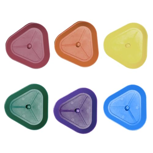 BAHJKASD 6PCS Plastikspielkartenhalter Helfer Triangular Shape Rack Kartenhalter Für Senioren Kinder Erwachsene Einfache Verwendung Einfach von BAHJKASD