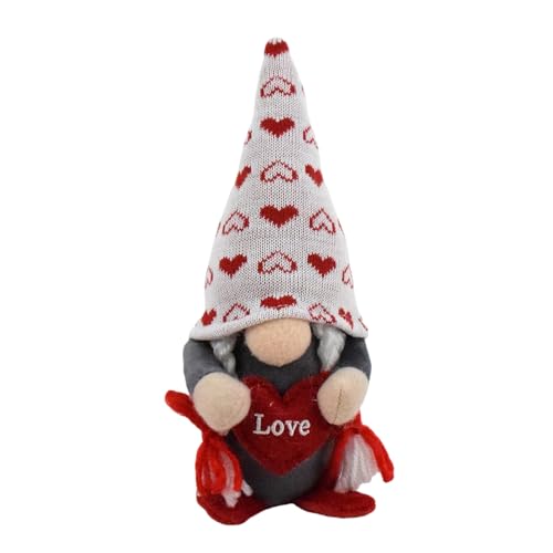 BAHJKASD Gnomes Plüschpuppen Elfen Dekoration Ornament Mit Süßem Liebesherz Für Schlafzimmer Wohnzimmer Dekore BAHJKASD Gnomes Plüschpuppen Elfen Dekoration Ornament Mit Süßem Liebesherz Für Schlafzimmer Wohnzimmer Dekore von BAHJKASD