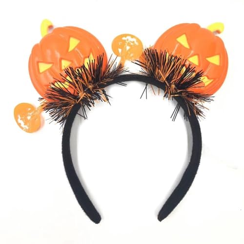 BAHJKASD Kopfschmuck Mit Verstellbarer Größe Halloween Themen Stirnband Festliches Haarband Party Zubehör Bequeme Haarreifen Verzierung BAHJKASD Kopfschmuck Mit Verstellbarer Größe Halloween Themen Stirnband Festliches Haarband Party Zubehör Bequeme Haarreifen Verzierung von BAHJKASD