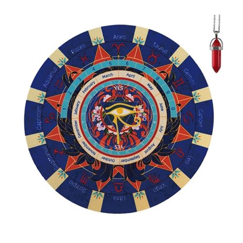 BAHJKASD Mystische Pendel Spielmatte Wünschelrutenpendel Vollgummioberflächen Für Astrologieliebhaber Wahrsager Energiearbeitswerkzeug BAHJKASD Mystische Pendel Spielmatte Wünschelrutenpendel Vollgummioberflächen Für Astrologieliebhaber Wahrsager Energiearbeitswerkzeug von BAHJKASD