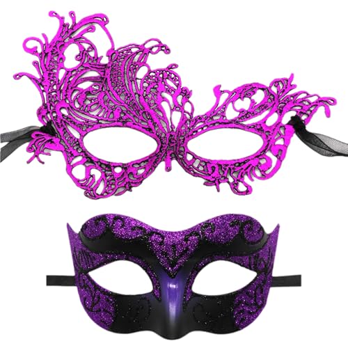 BAHJKASD Pack Von 2 Zarten Und Ihre Maskeraden Maske Charme Paar Maske Accessoires Kostüm Und Halloween Spaß BAHJKASD Pack Von 2 Zarten Und Ihre Maskeraden Maske Charme Paar Maske Accessoires Kostüm Und Halloween Spaß von BAHJKASD