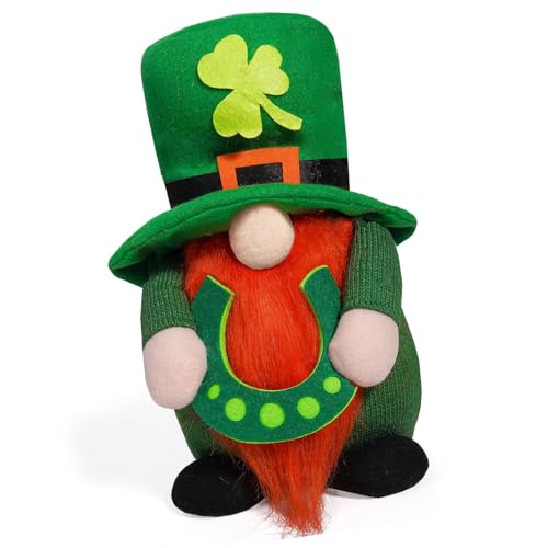 BAHJKASD Patricks Day Gnomes Plüschpuppen Figur Für Festival Decors Lepechaun Schwedische Elfen Gefüllt Figur Spielzeugverzierung BAHJKASD Patricks Day Gnomes Plüschpuppen Figur Für Festival Decors Lepechaun Schwedische Elfen Gefüllt Figur Spielzeugverzierung von BAHJKASD
