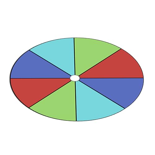 BAHJKASD Vermögen Party Turn Plate Tabletop Preis Plattentable Roulette Wheel Löschen Wiederverwendbares Vermögen Rad Enduring von BAHJKASD