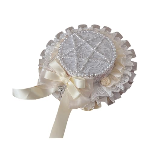 BAHJKASD Vintage Inspire Lolitas Small Hat Hair Clip Fashion Accessoire Für Geburtstagsfeiern Vorräte Und Bühnenaufführungen BAHJKASD Vintage Inspire Lolitas Small Hat Hair Clip Fashion Accessoire Für Geburtstagsfeiern Vorräte Und Bühnenaufführungen von BAHJKASD
