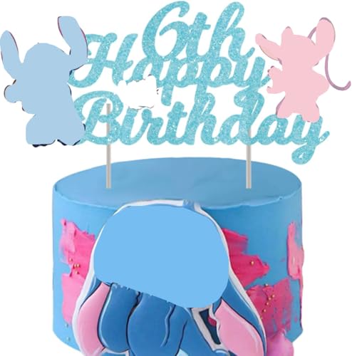 Kuchendekoration, Cartoon Kuchen Topper, Happy Birthday Cake Topper, Geburtstag Kuchen Deko, Cake Topper, Kuchen Deko Geburtstag, für Kinder Kuchendekoration (6) von BAIDZFU