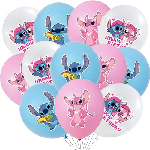 Luftballons Geburtstag, 12 Stück Cartoon Geburtstag Luftballons, Geburtstagsluftballons, Helium Luftballons, Geburtstagsballon, Luftballons für Kinder, für Babyparty, Geburtstag Party Deko von BAIDZFU