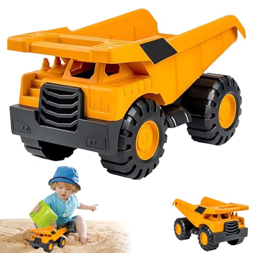 Sandspielzeug Bagger Sandkasten, Kipplaster Strandspielzeug, Spielzeug Baufahrzeuge, Kipplaster Strandspielzeug Auto, Kipplaster Sandkasten, für Sandkasten, Kinderzimmer, Kinder Ab 3 4 5+ Jahr (C) von BAISHUWU